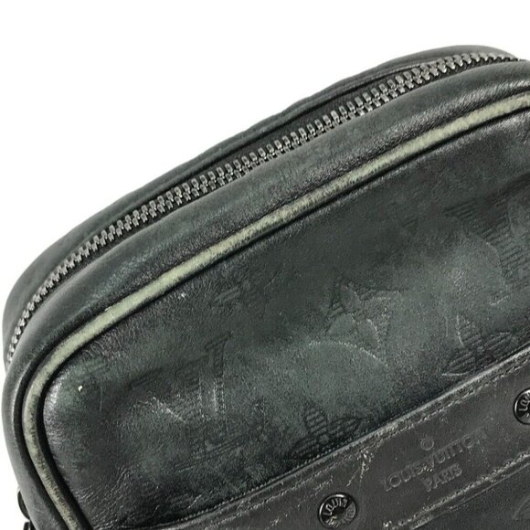 LOUIS VUITTON Monogram shadow DanubePM Pochette Crossbody Shoulder Bag - Picture 10 of 16